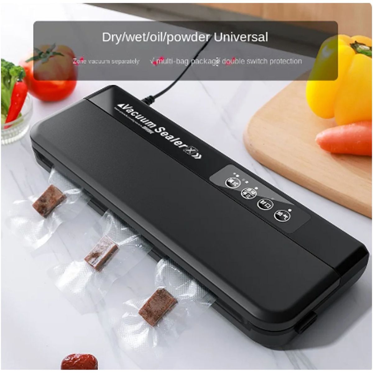 ONE PIXEL - Maquina Selladora Al Vacio Almacenamiento De Alimentos Automatica