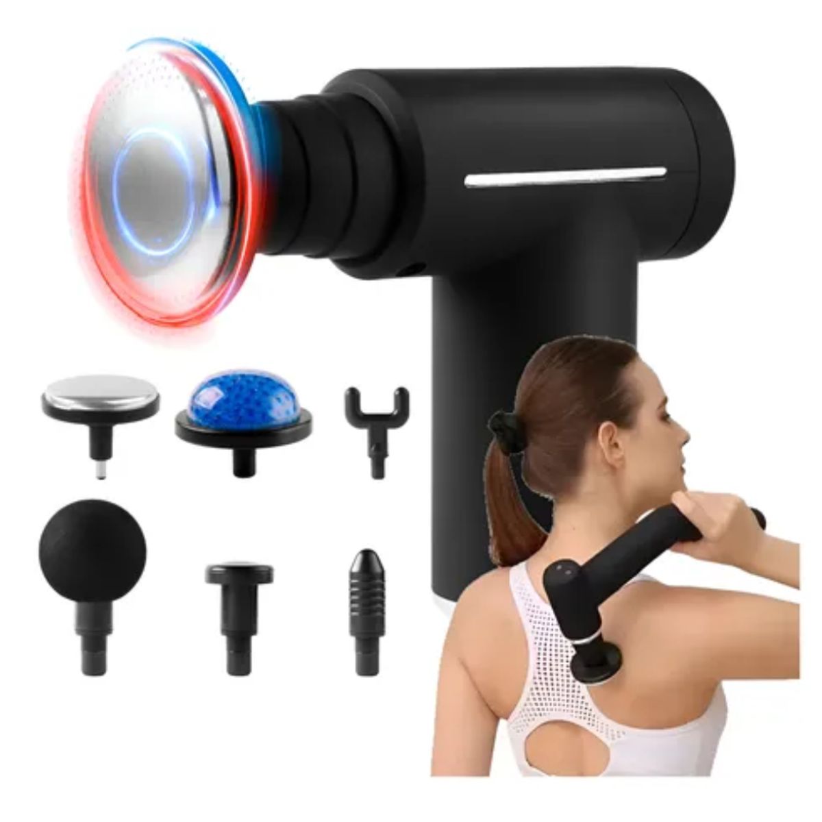 EQUIMEDIC - Pistola Masajeadora Frio Calor