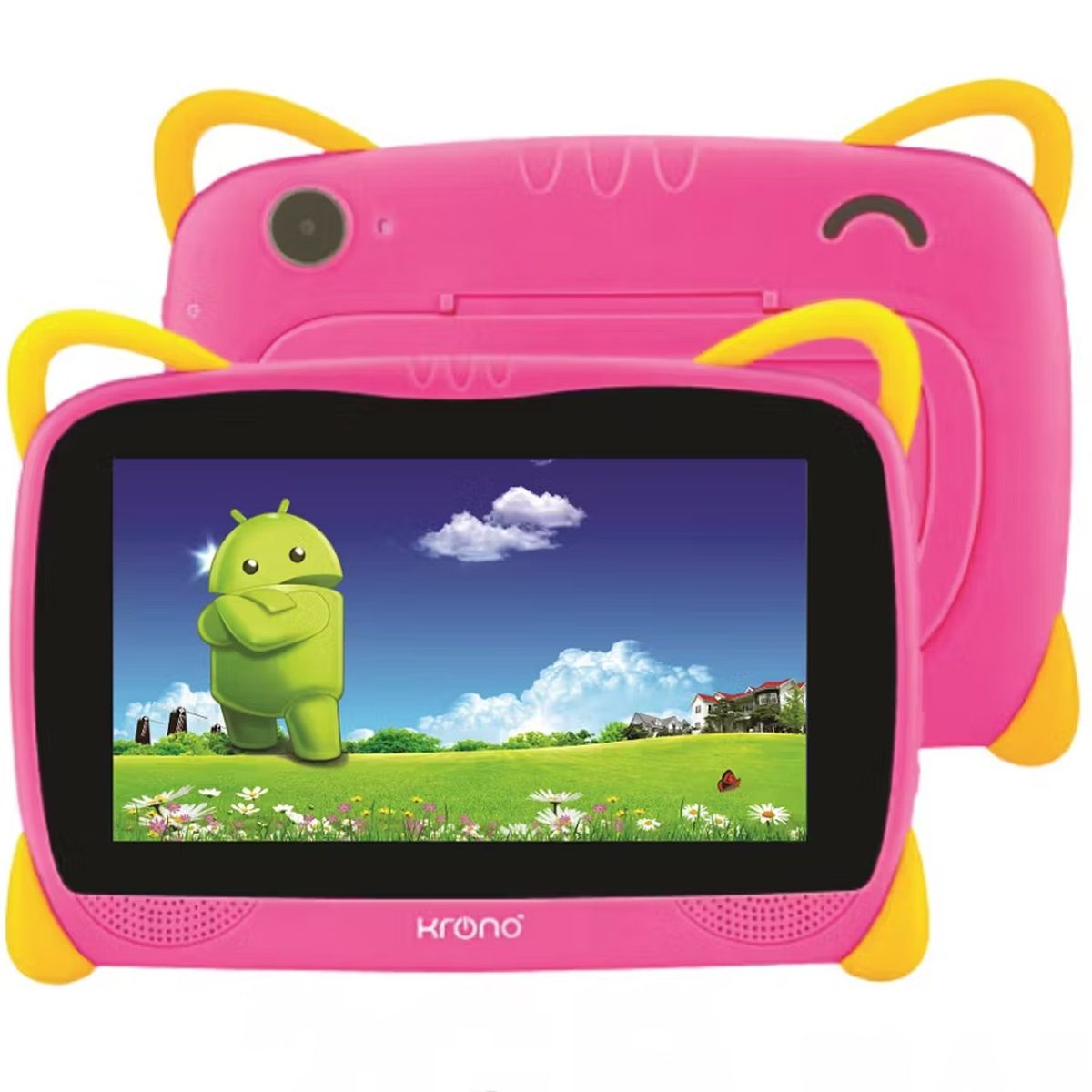 KRONO - Tablet Niños 3GB RAM Android 13 32GB Wifi ROSADO