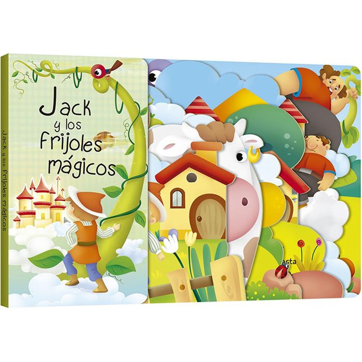 LEXUS - Libro Infantil Cuento Jack Y Los Frijoles Troquelado Niños