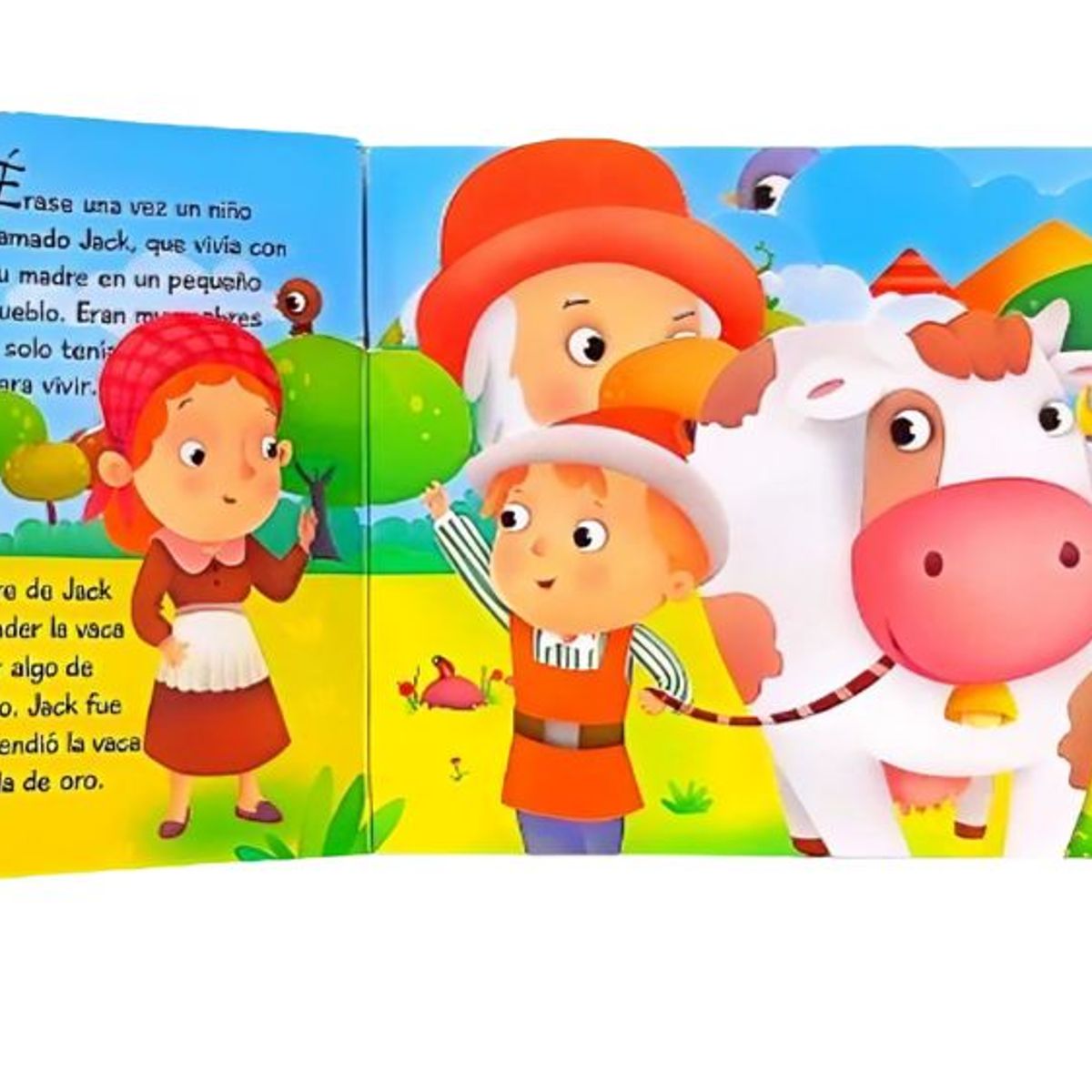 LEXUS - Libro Infantil Cuento Jack Y Los Frijoles Troquelado Niños