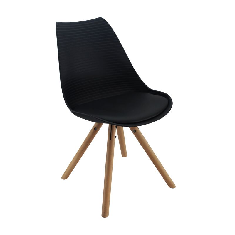 BOXBIT - Silla Atlas Para Comedor Negro - 1137