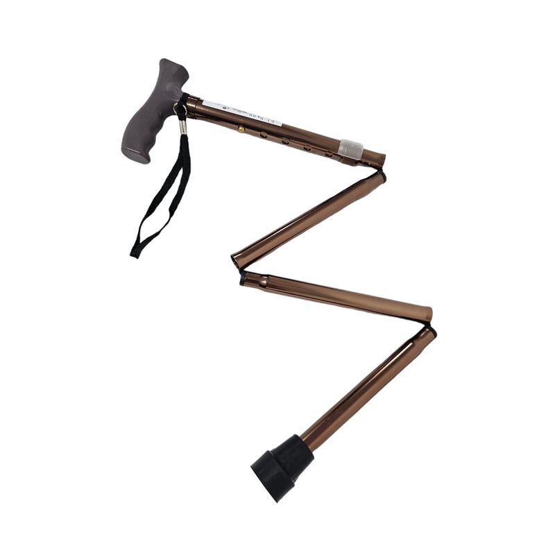 KONFORT PLUS - BASTON PLEGABLE EN EMPUÑADURA EN T BRONCE