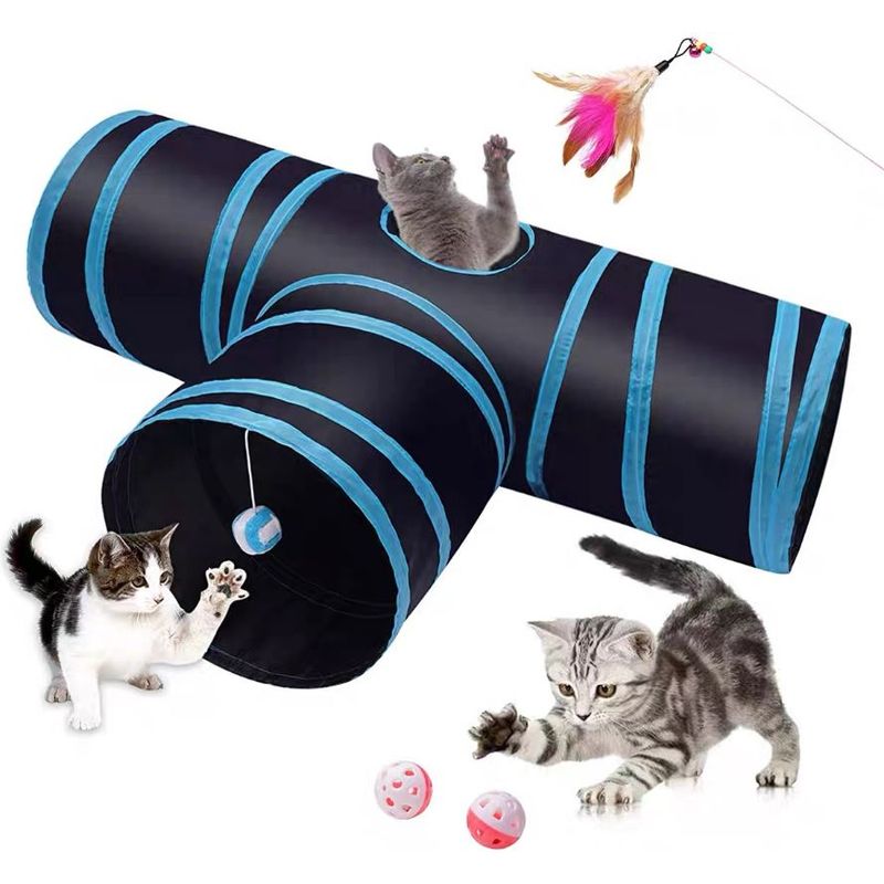GENERICO - Túnel Interactivo Para Mascotas Gatos Cobayos Conejos Perros