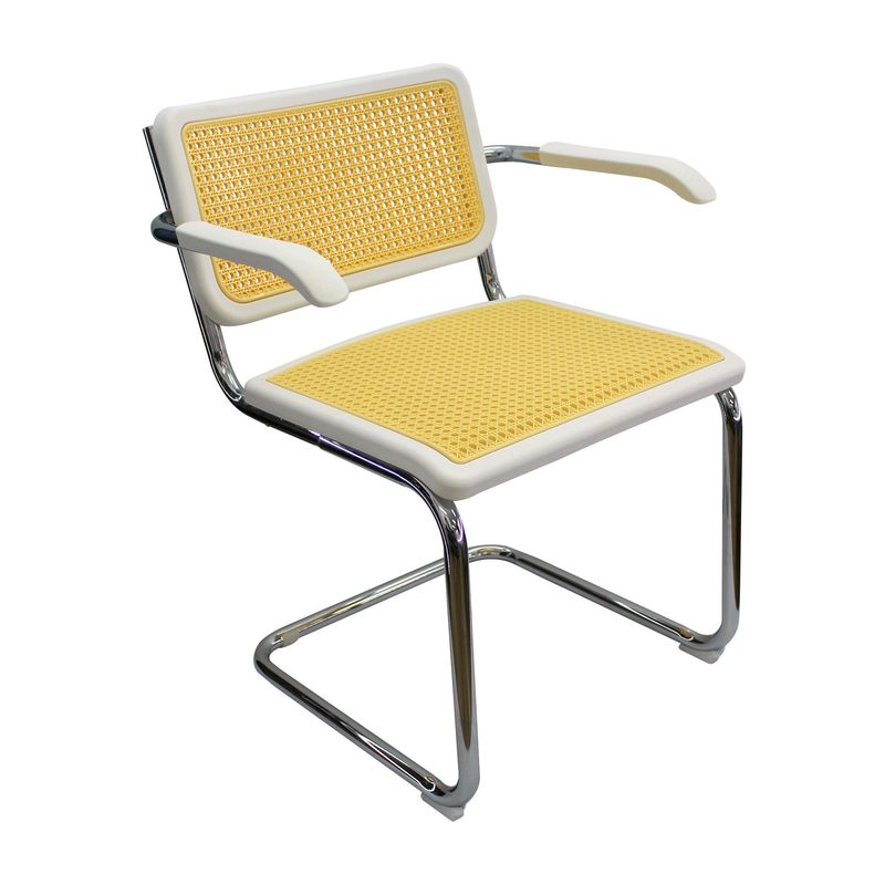 BOXBIT - Silla Cesca Con Brazos Blanco - 1155