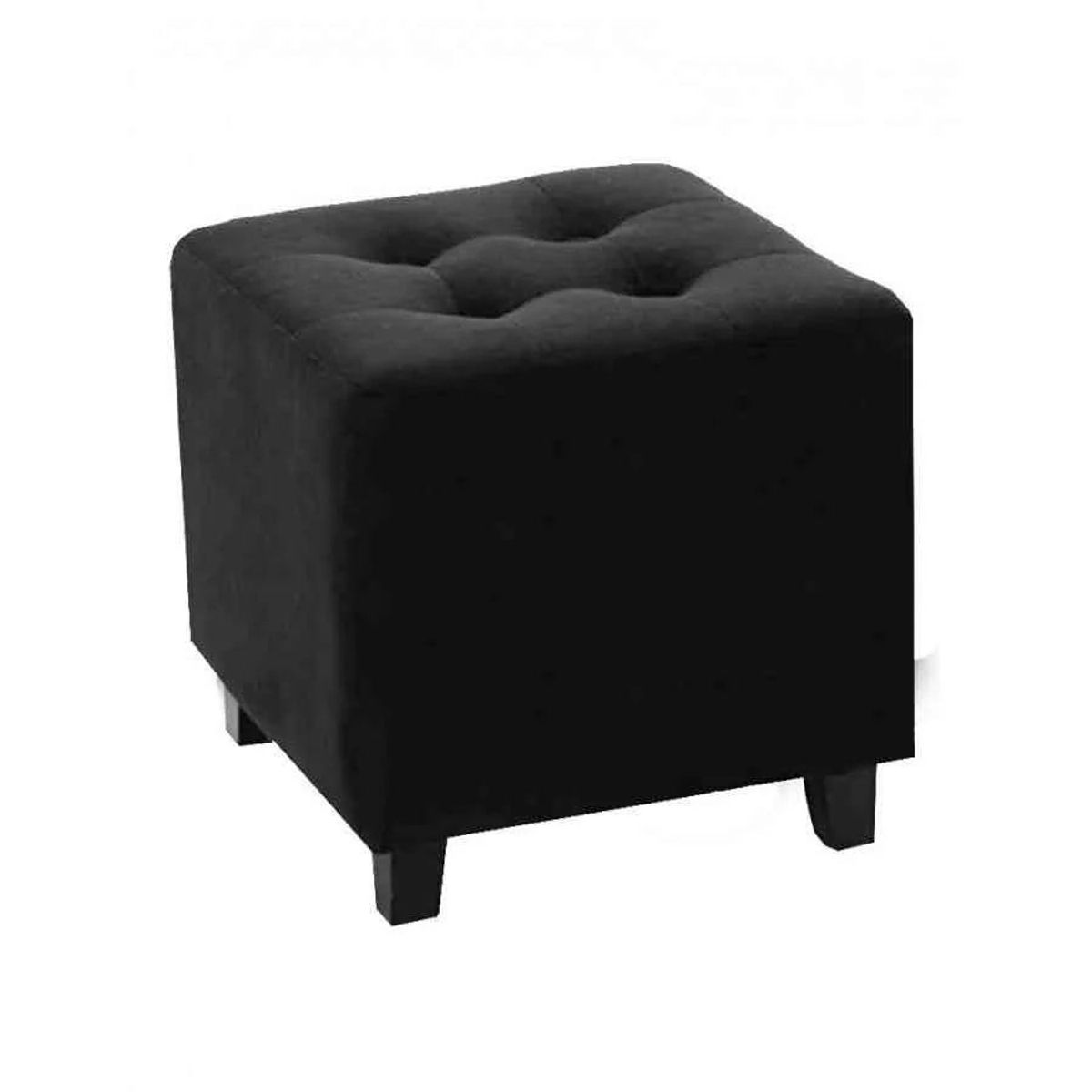 MAGIC CLASS - PUFF CUADRADO40X40X40 MICROFIBRA NEGRO