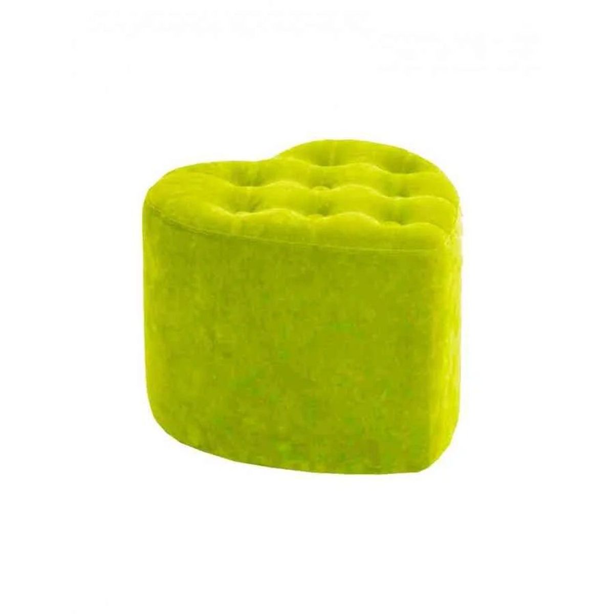 MAGIC CLASS - PUFF CORAZON CAPITONEADO40X40X50 ECOCUERO VERDE