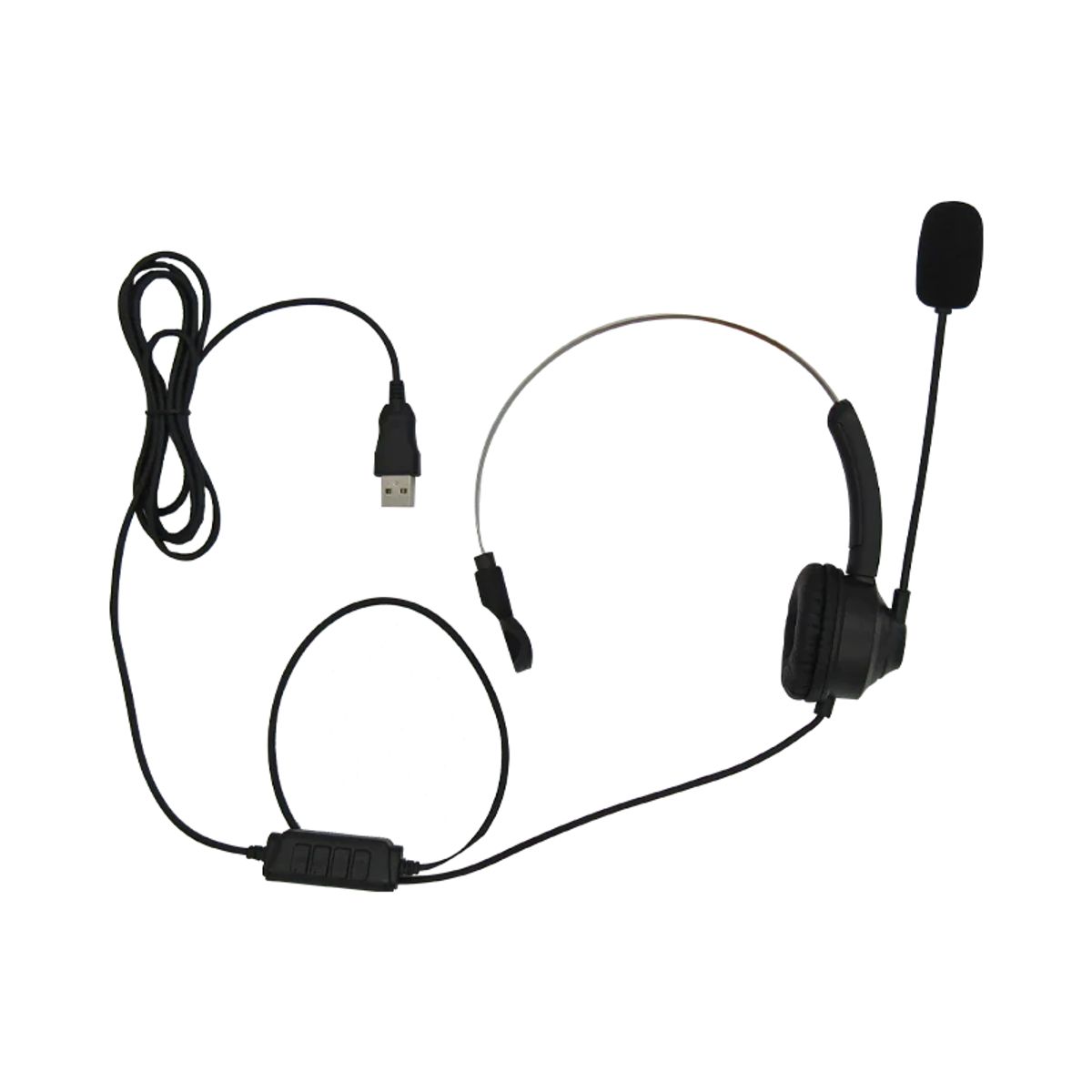 XUE - Diadema Para Call Center Monoaural Usb Cancelación De Ruido