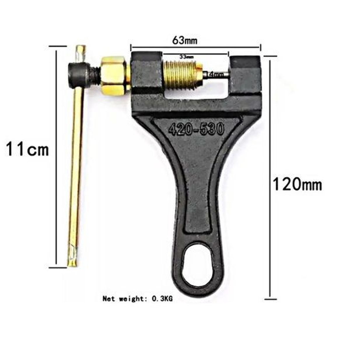 GENERICO - Despinador Corta Cadena Para Moto Extractor Mecanica