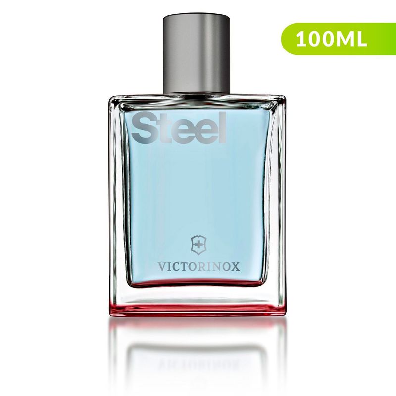 VICTORINOX - Perfume Victorinox Swiss Army Steel Hombre 100 ml EDT