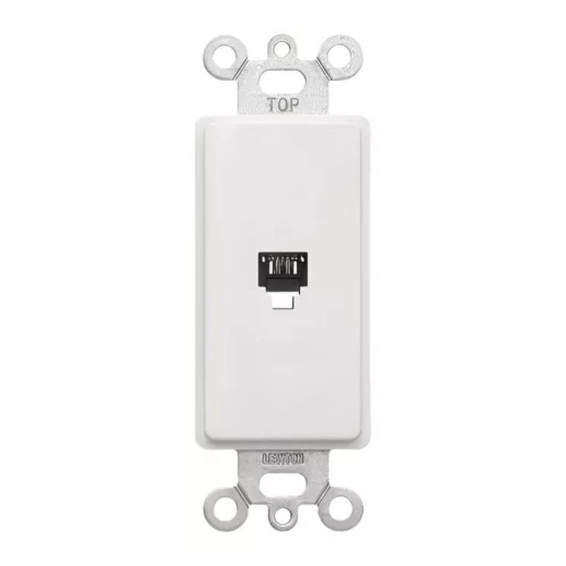 LEVITON - Toma Teléfono Leviton 40649-w Decora