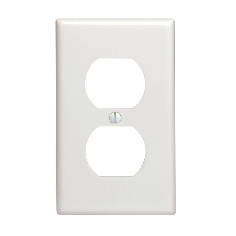 LEVITON - Tapa Leviton 88003 Toma Interruptor Doble Tradicional Blanca