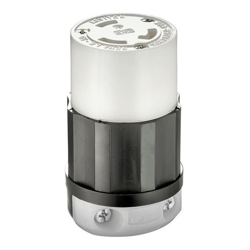 LEVITON - Tomacorriente Media Vuelta Leviton 30 A 250 V, 2 P + T