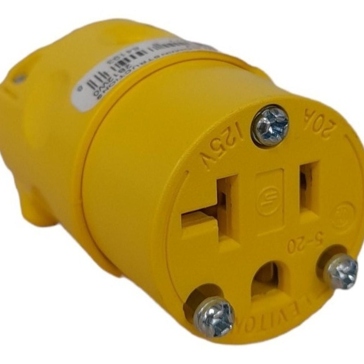 LEVITON - Tomacorriente Aéreo Leviton 520cv Amarillo 20a