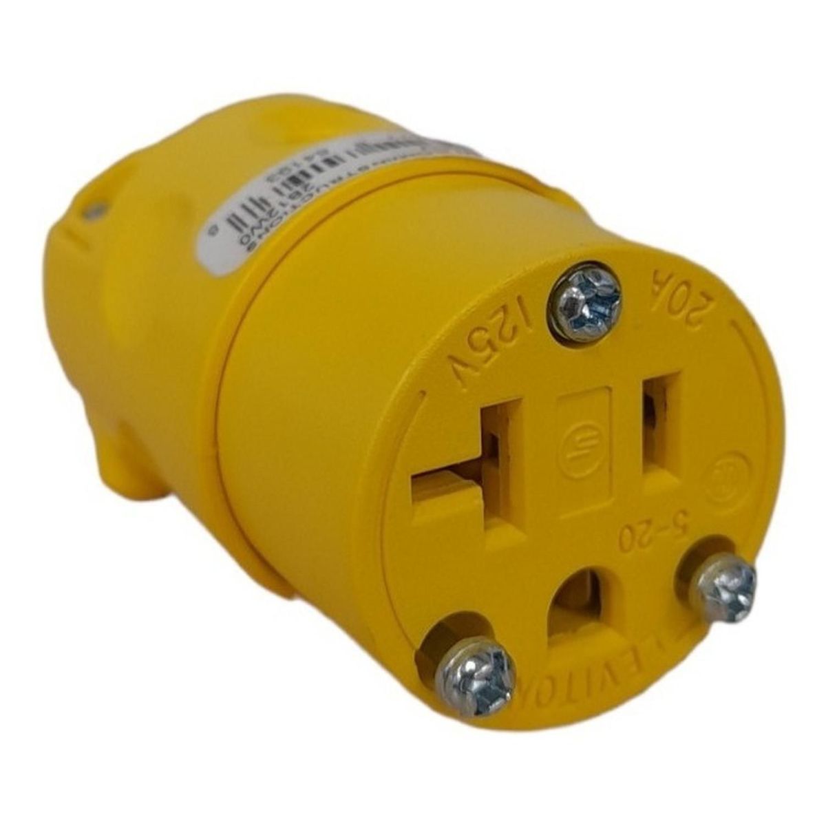 LEVITON - Tomacorriente Aéreo Leviton 520cv Amarillo 20a