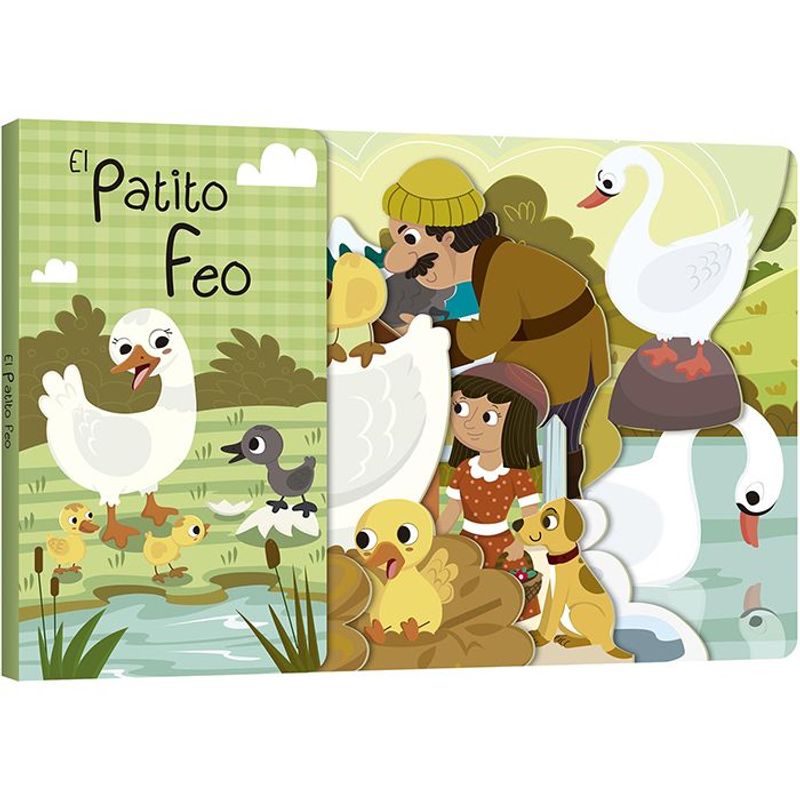 LEXUS - Libro Infantil Cuento El Patito Feo Troquelado Niños Niñas