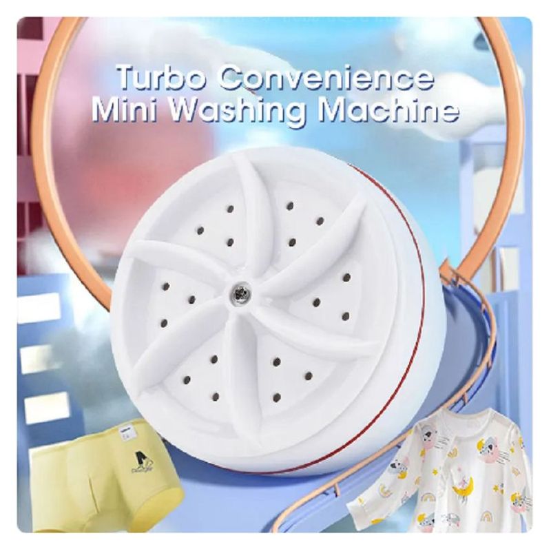 GENERICO - Mini Lavadora Portátil Multiusos Turbina