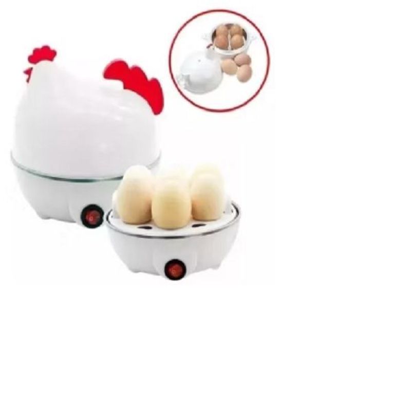 GENERICO - Hervidor Cocinador De Huevos Gallina Electrica A Vapor 7 H