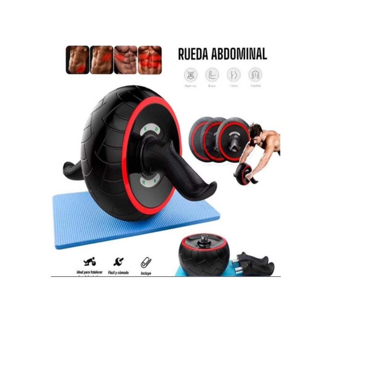 GENERICO - Rueda para Abdominales Fitness