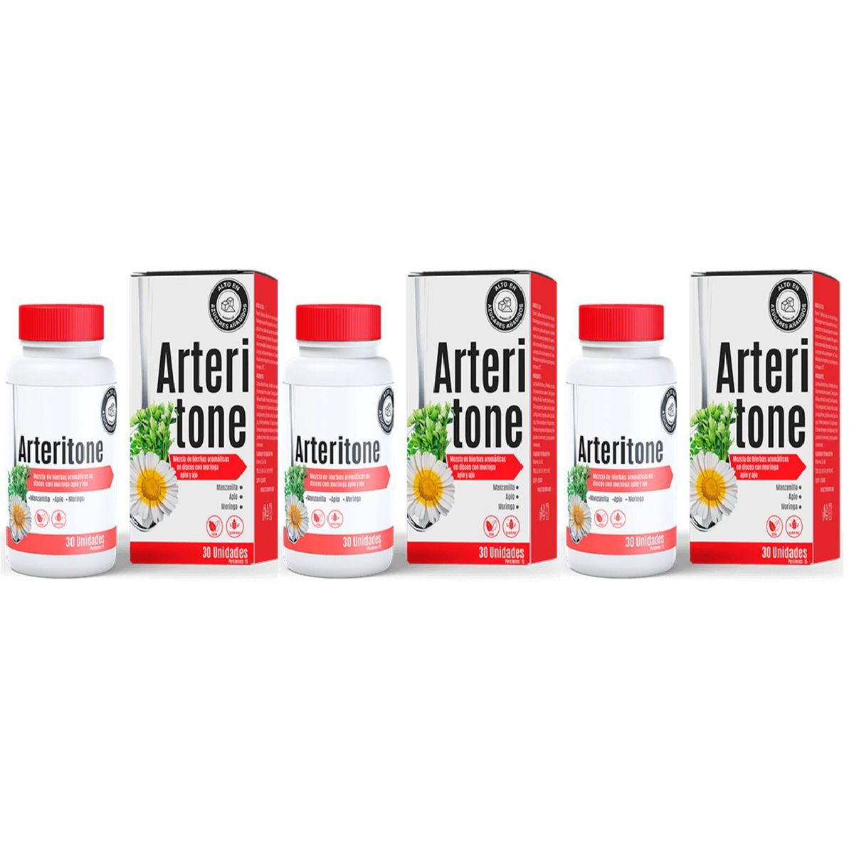 GENERICO - 3 ARTERITONE - NORMALIZA LA PRESION ARTERIAL