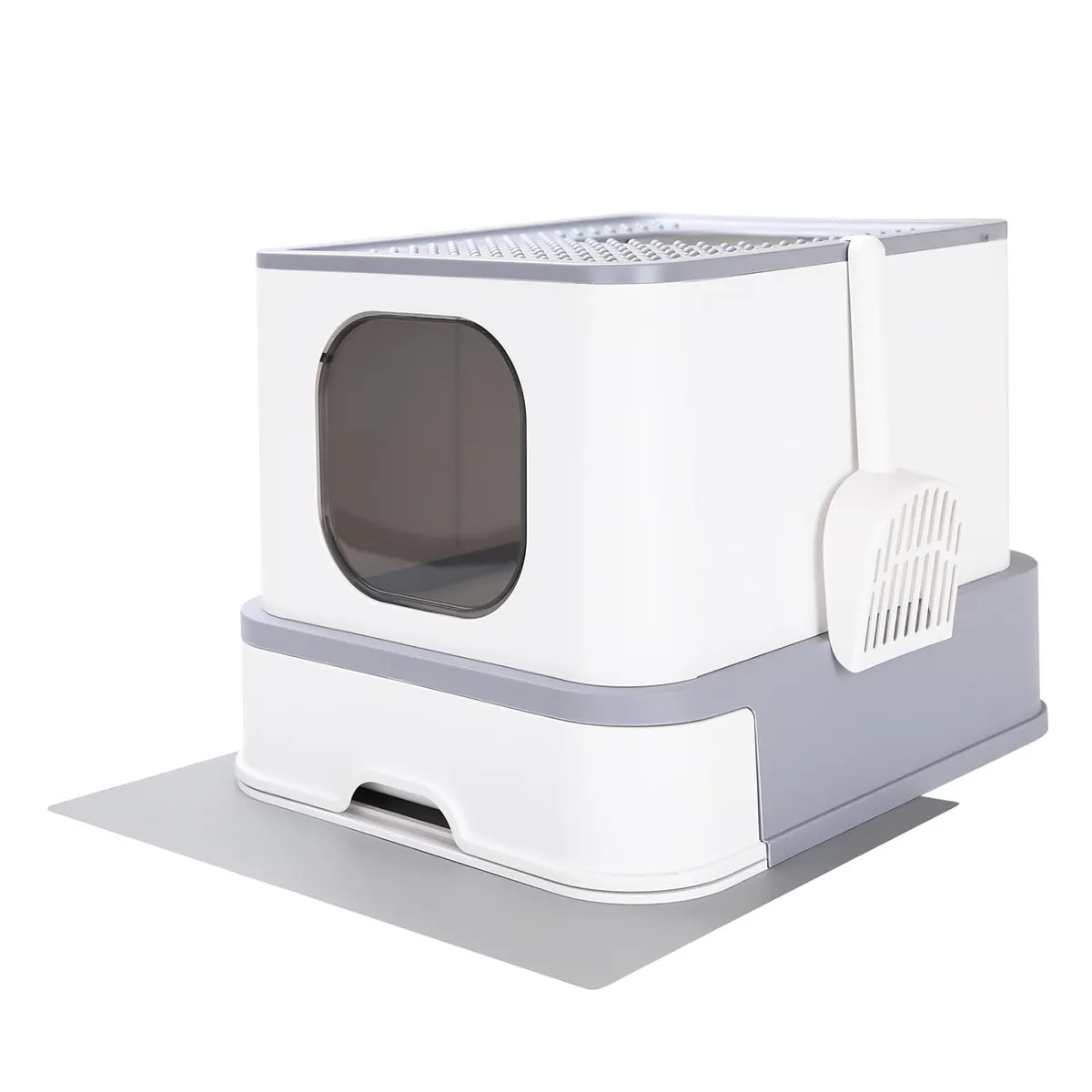 GENERICO - Arenera Para Gatos Moonshadow Dos Entradas Y Cajonera