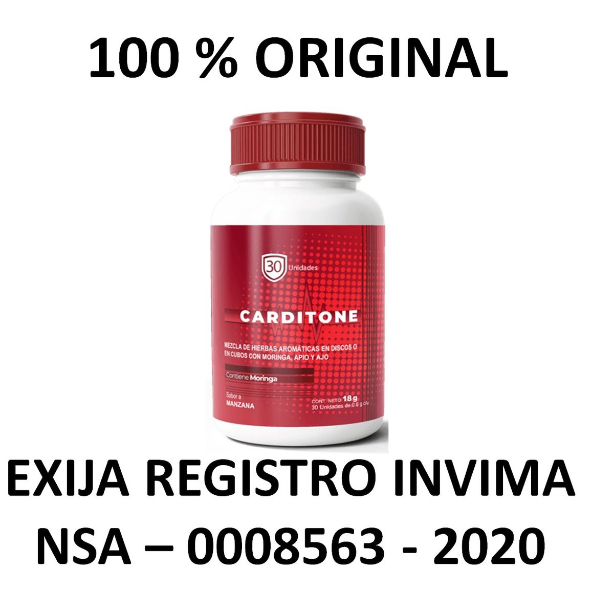 GENERICO - X1 CARDITONE ELIMINA LA HIPERTENSION Y LA ATEROSCLEROSIS