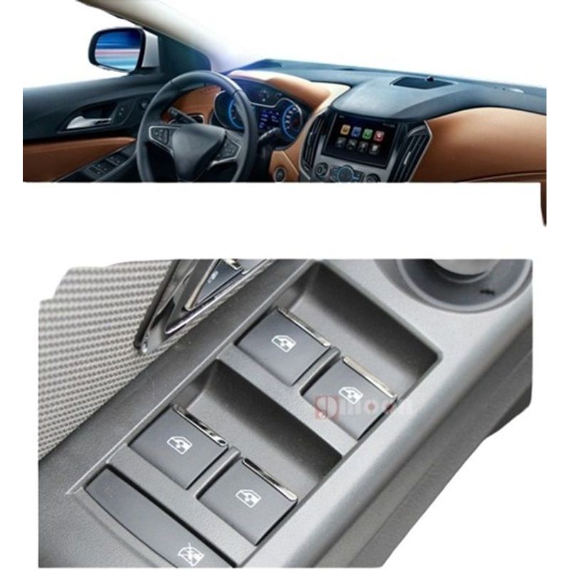 GENERICO - accesorios chevrolet onix joy cubierta botones elevavidrios