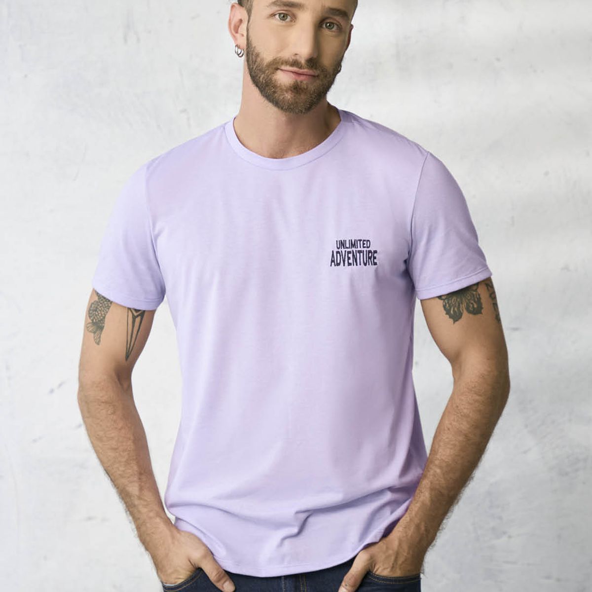 RUTTA - Camiseta Hombre Lila Rutta 1855