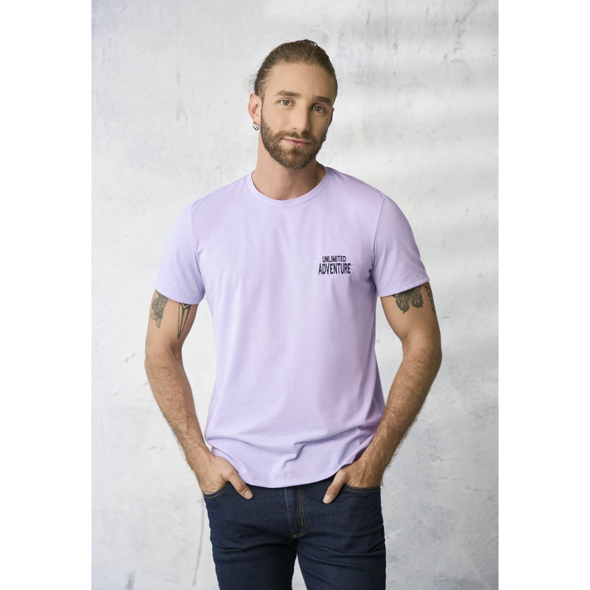 RUTTA - Camiseta Hombre Lila Rutta 1855