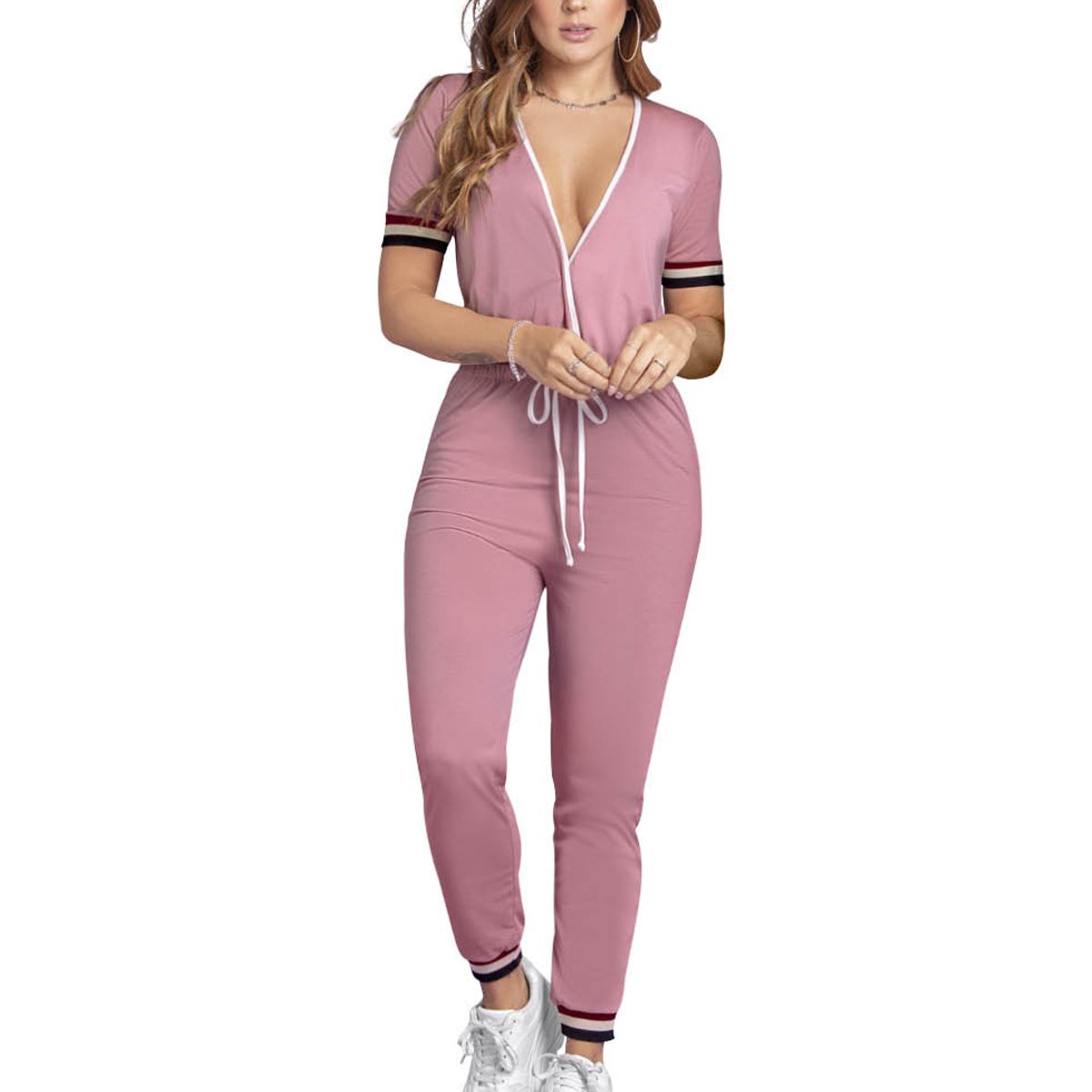 ATYPICAL - Enterizo Largo Mujer Palo De Rosa Atypical 86055