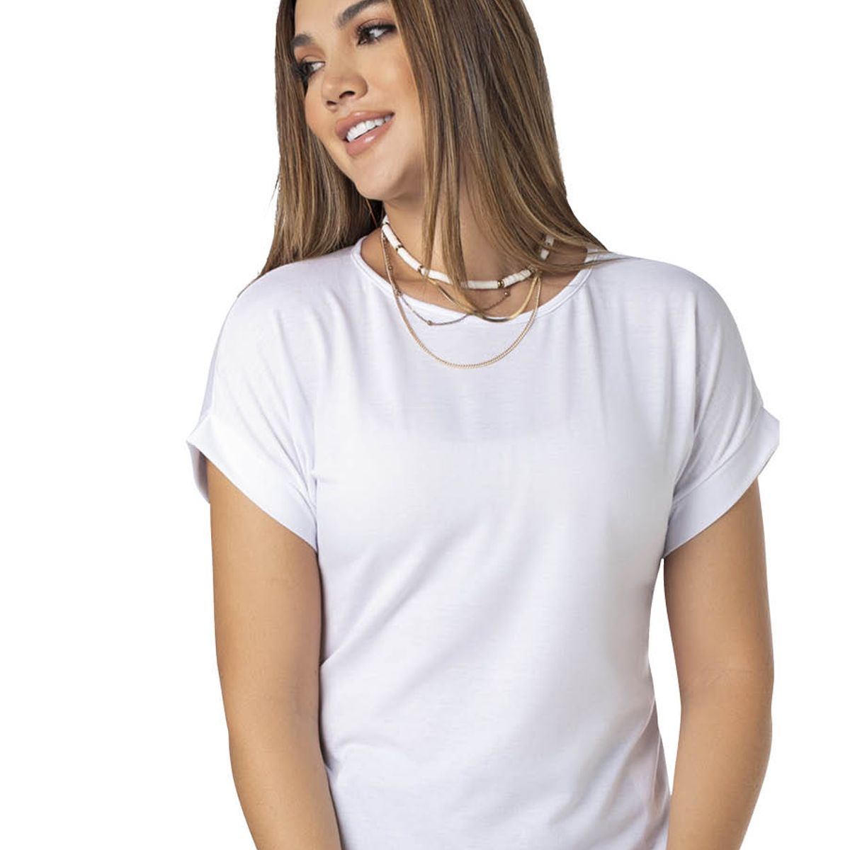 MARKETING PERSONAL - Camiseta Mujer Marfil Mp 9676