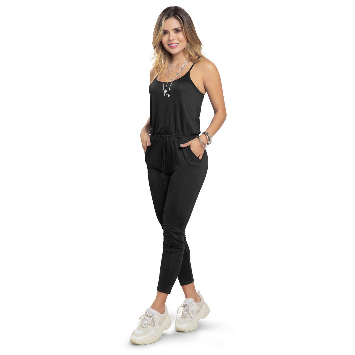 ATYPICAL - Enterizo Largo Mujer Negro Atypical 3832