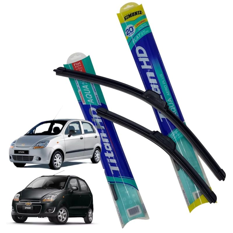 TITAN - Kit Plumillas Titan Aqua Para Chevrolet Spark Gochronoslife