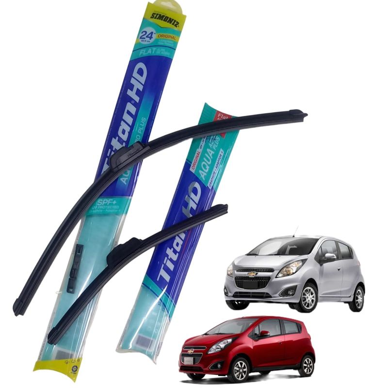 TITAN - Kit Plumillas Titan Aqua Para Chevrolet Spark Gt 2010-2017