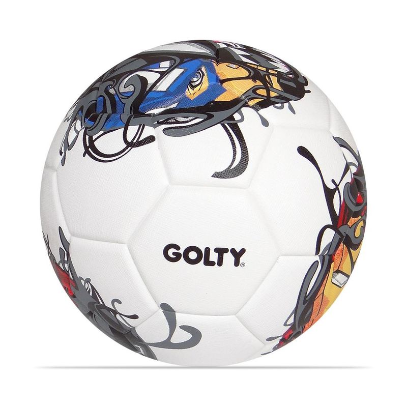 GOLTY - Balon De Futbol Golty Competencia Spiderman No.4-Blanco