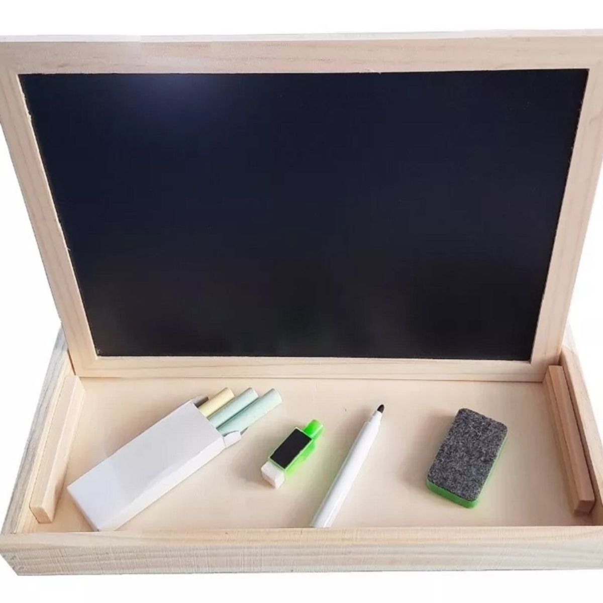 GENERICO - Tablero Magnético Didáctico Acrílico Tiza Armar Figuras