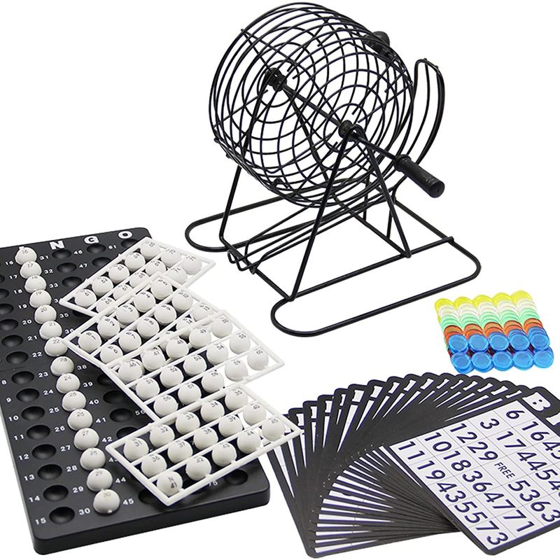 GENERICO - Set Bingo Tómbola Balotera Juego De Mesa Familiar + Cartones