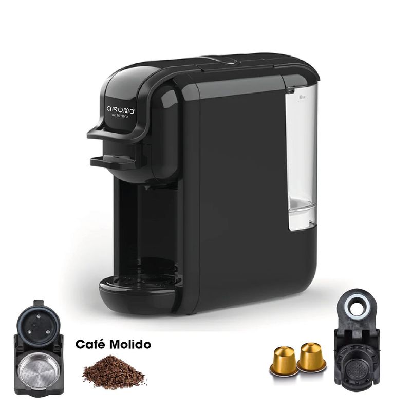 AROMA CAFETERO - Máquina de café expresso con Café Molido Aroma Cafetero CMH-8S