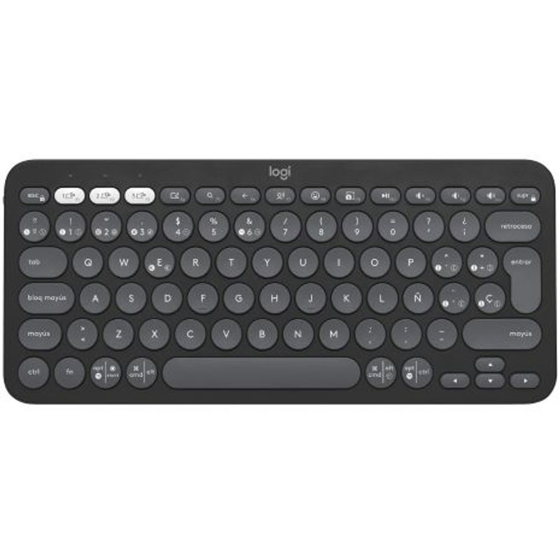 LOGITECH - Teclado Logitech K380s Bluetooth Color Negro en Español