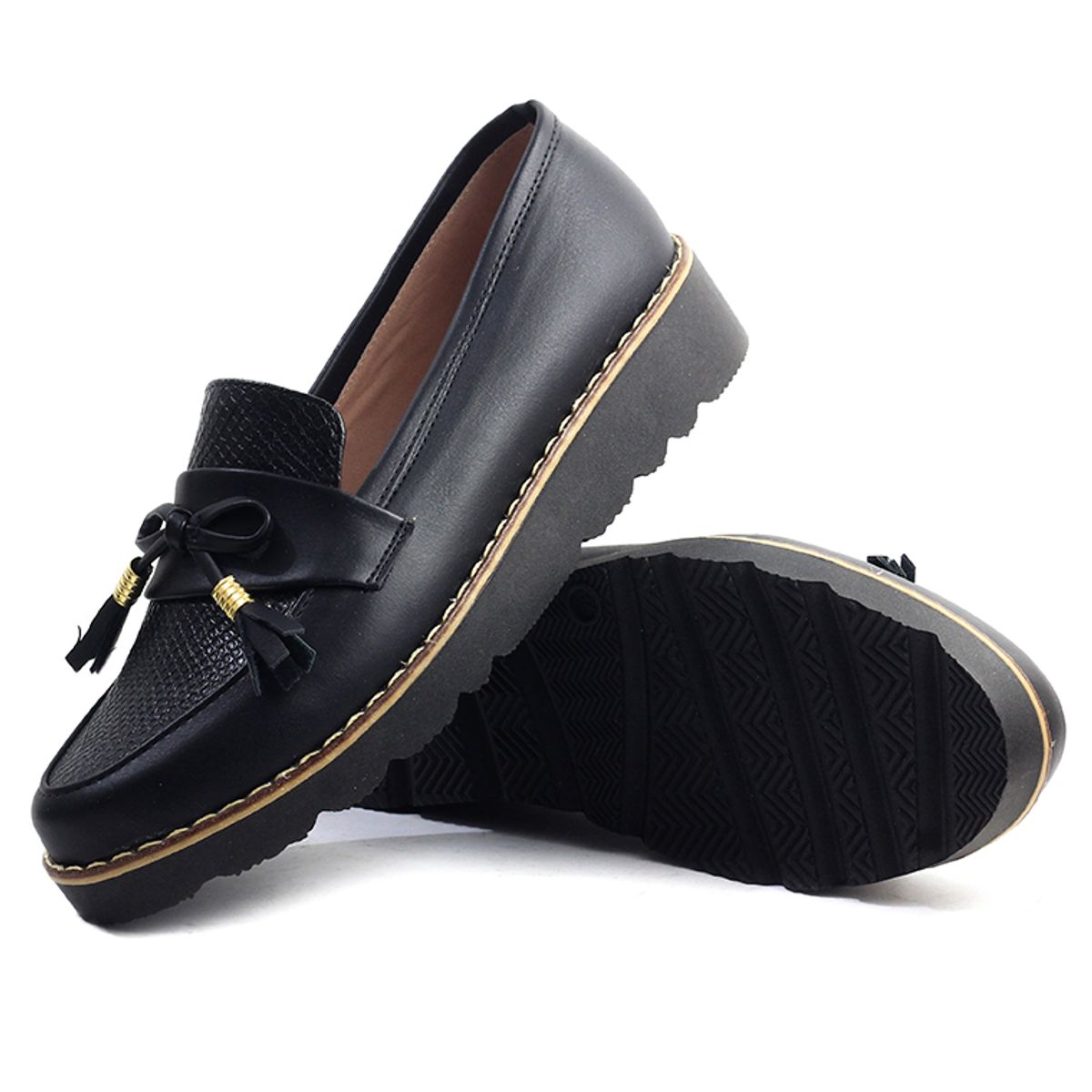 BALLERINA - Mocasines Negro Ballerinas Kendra