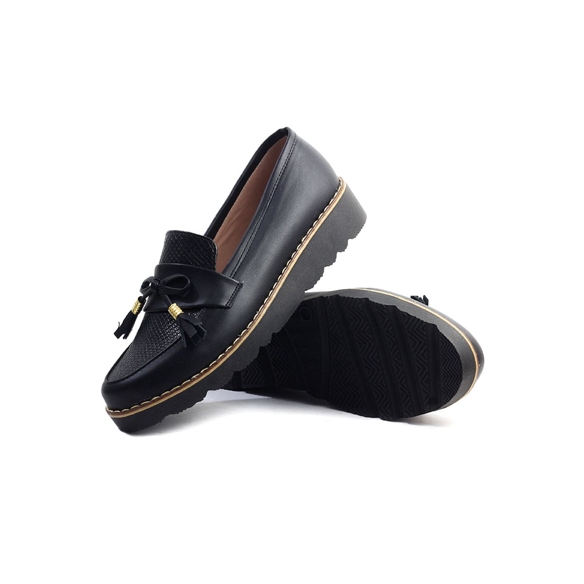 BALLERINA - Mocasines Negro Ballerinas Kendra