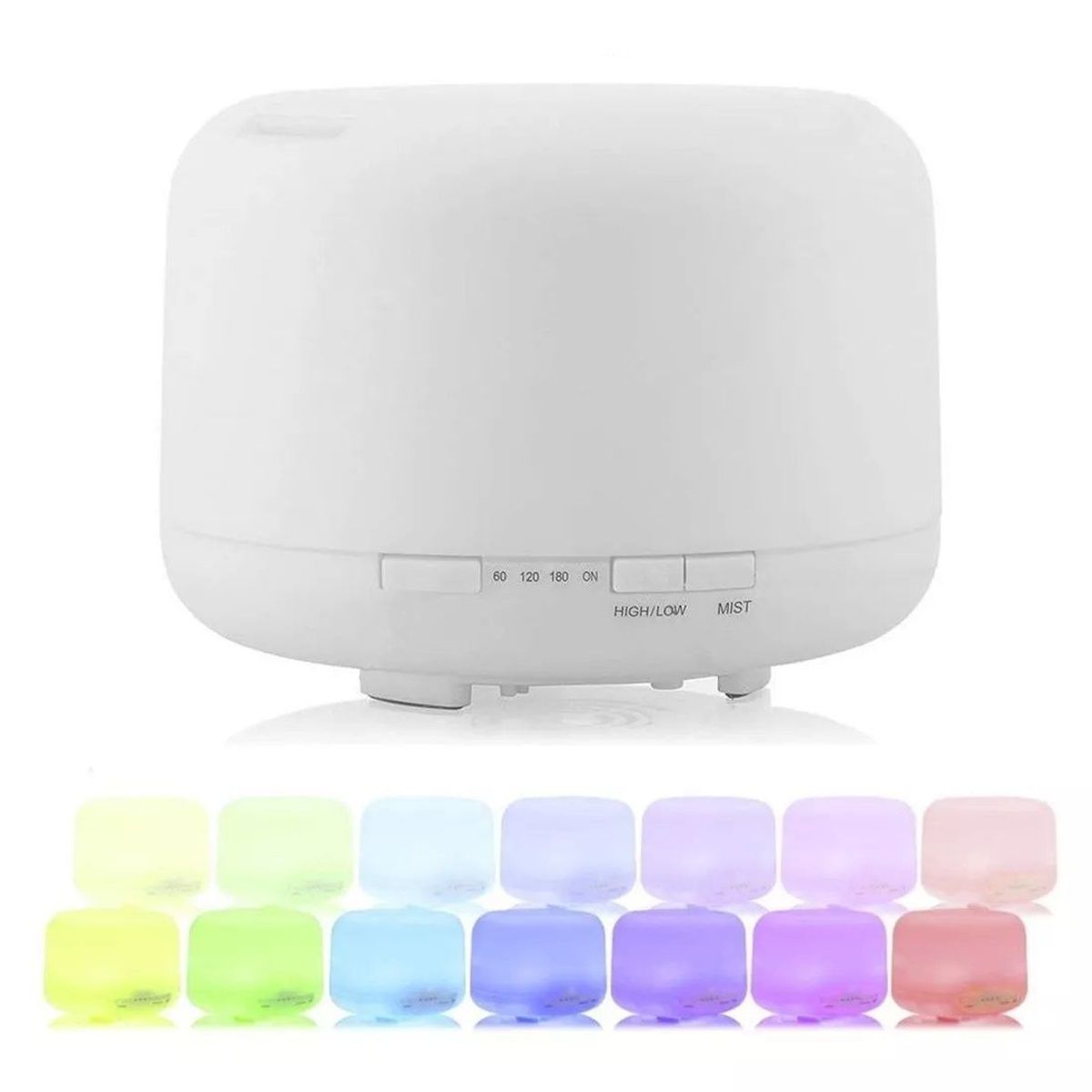GENERICO - Humidificador Atomizador Con Difusor De Aroma Led + Esencia