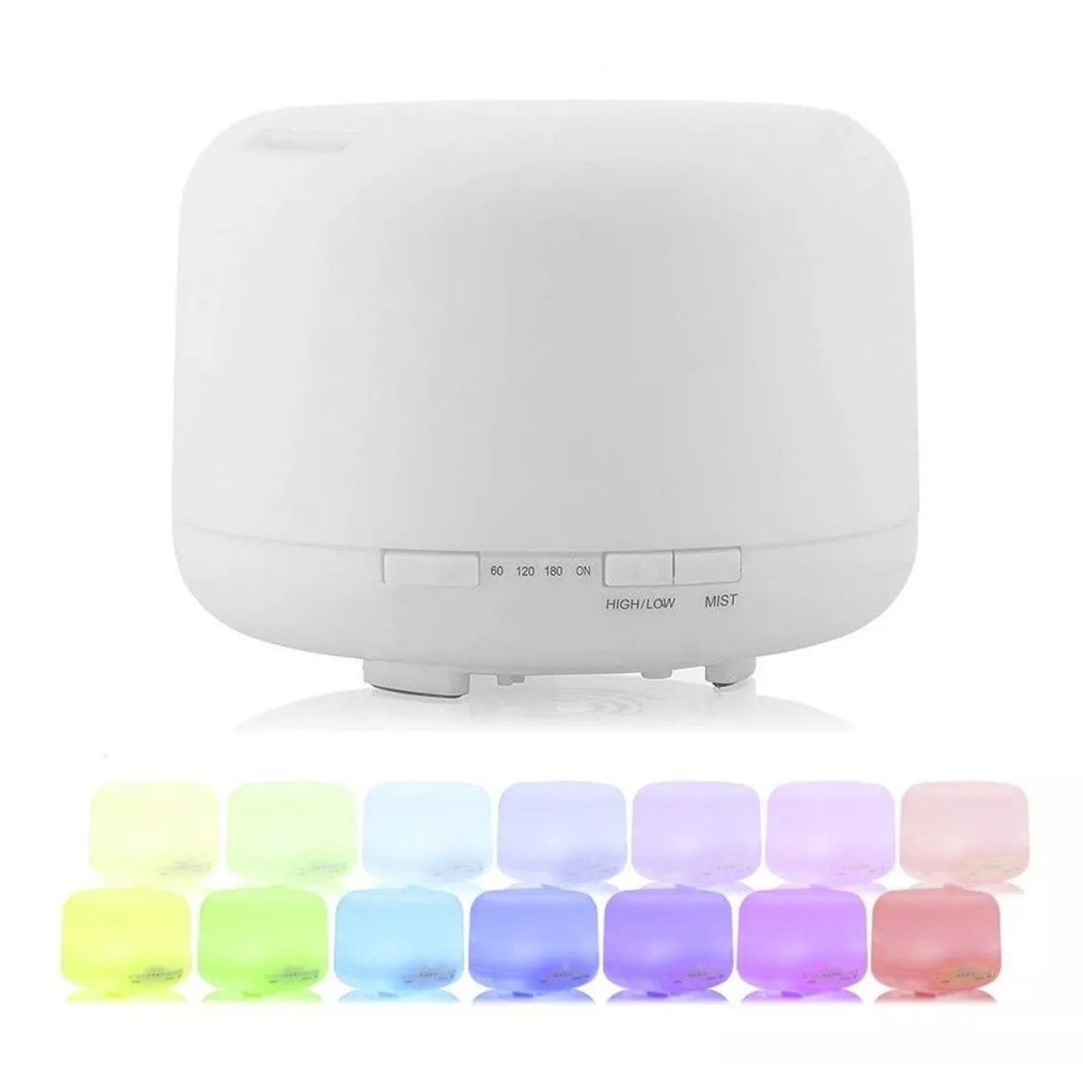 GENERICO - Humidificador Atomizador Con Difusor De Aroma Led + Esencia