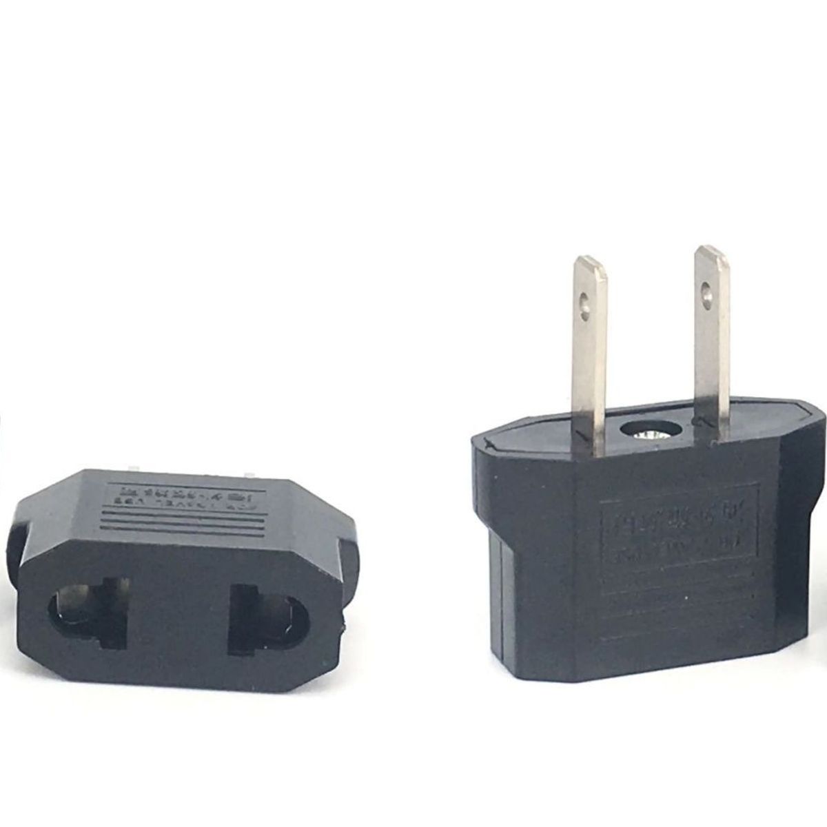 GENERICO - Adaptador Convertidor Enchufe Europeo A Americano X2