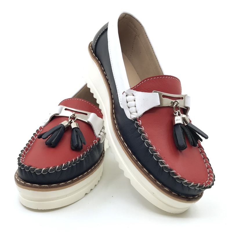 GENERICO - Calzado Sanic Mocasin para mujer fabricados 100% Cuero