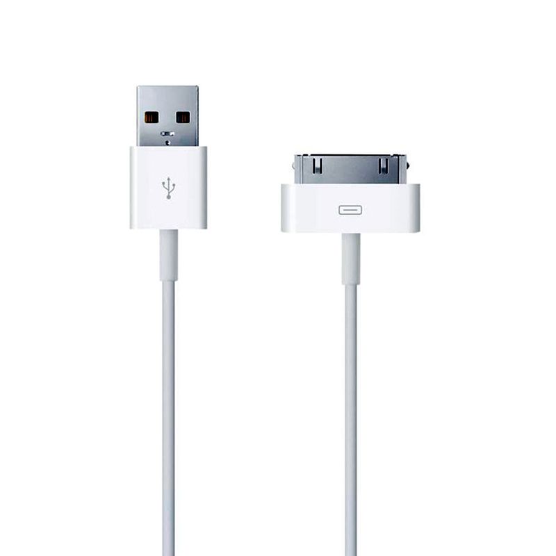 GENERICO - Cable Cargador 30 Pines 1 Metro Para Ipad 1 2 3 Iphone 4s Ipod Clásico