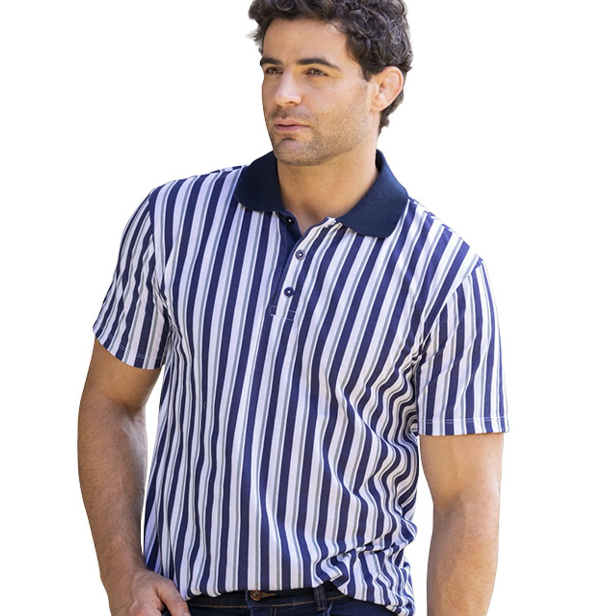 MARKETING PERSONAL - Polo Hombre Estampado Mp 9280