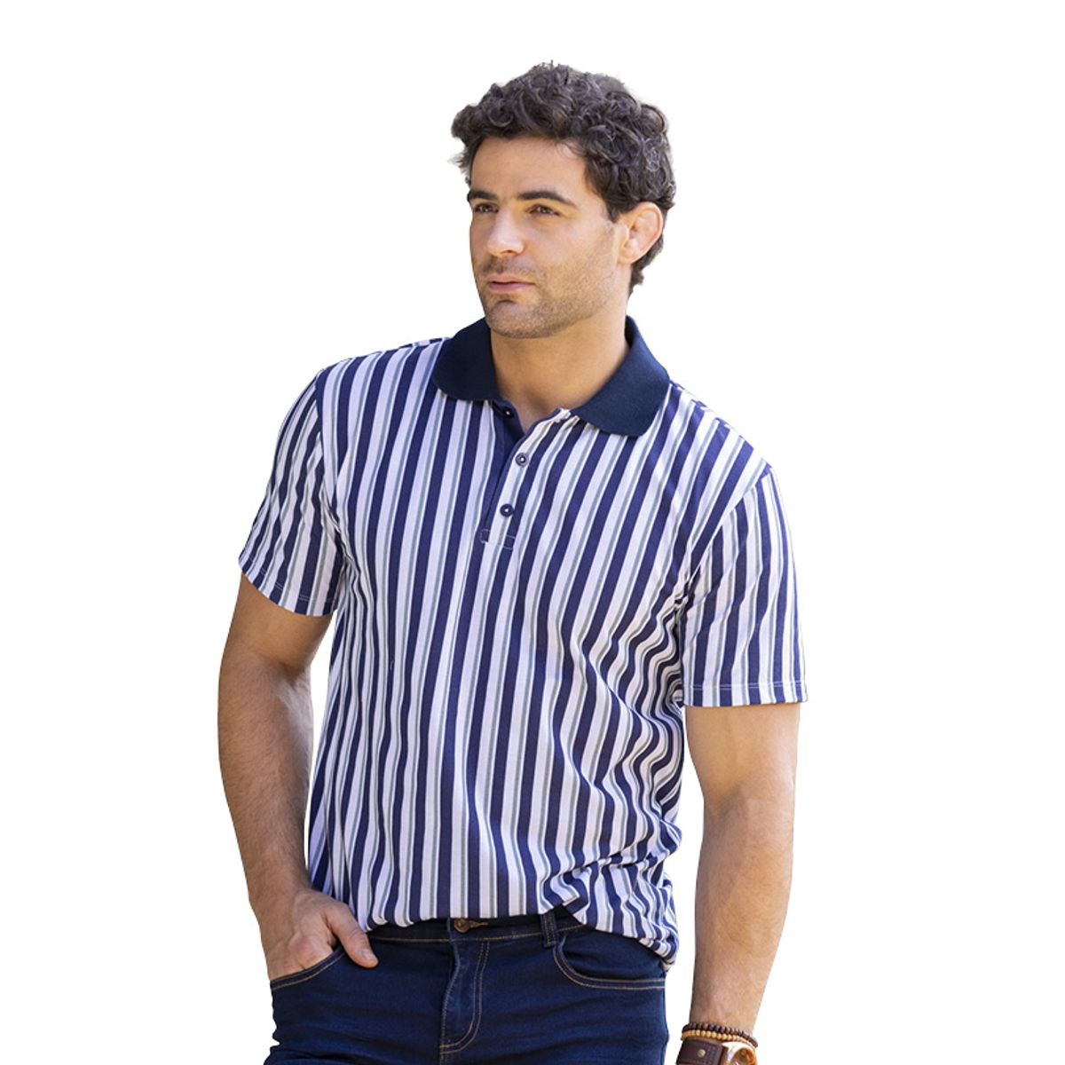 MARKETING PERSONAL - Polo Hombre Estampado Mp 9280