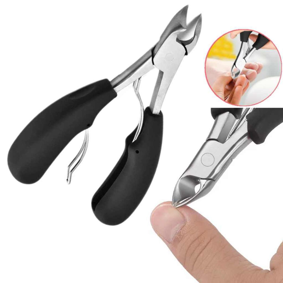 GENERICO - Cortaúñas Podólogo Uñas Encarnadas Gruesas