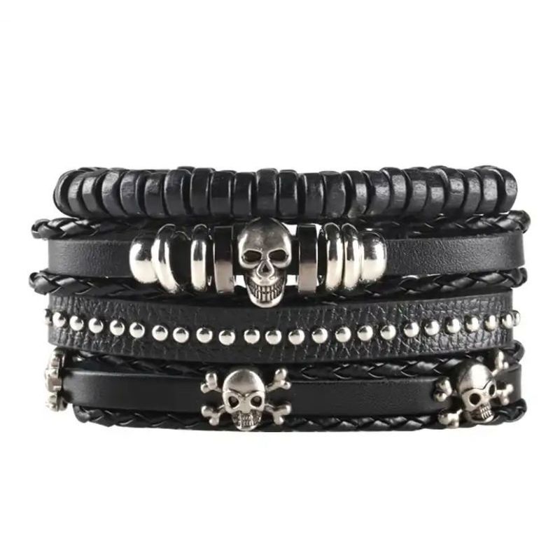 PULSO TIEMPO DE HOMBRES - Pulsera Calavera Ref 7029-42_.